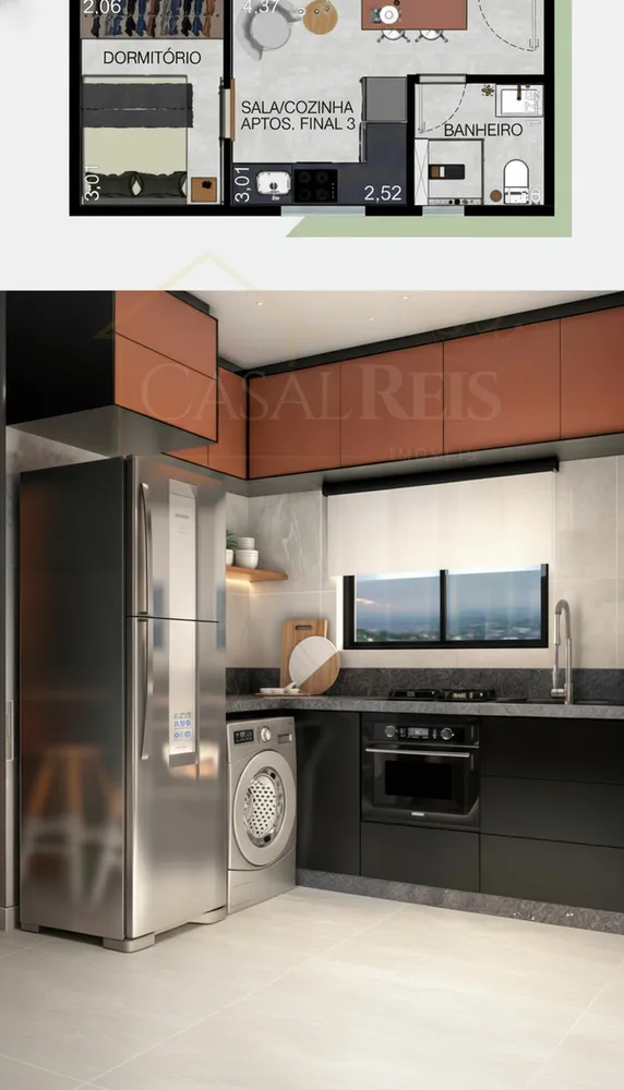 Apartamento, 1 quarto, 22 m² - Foto 5