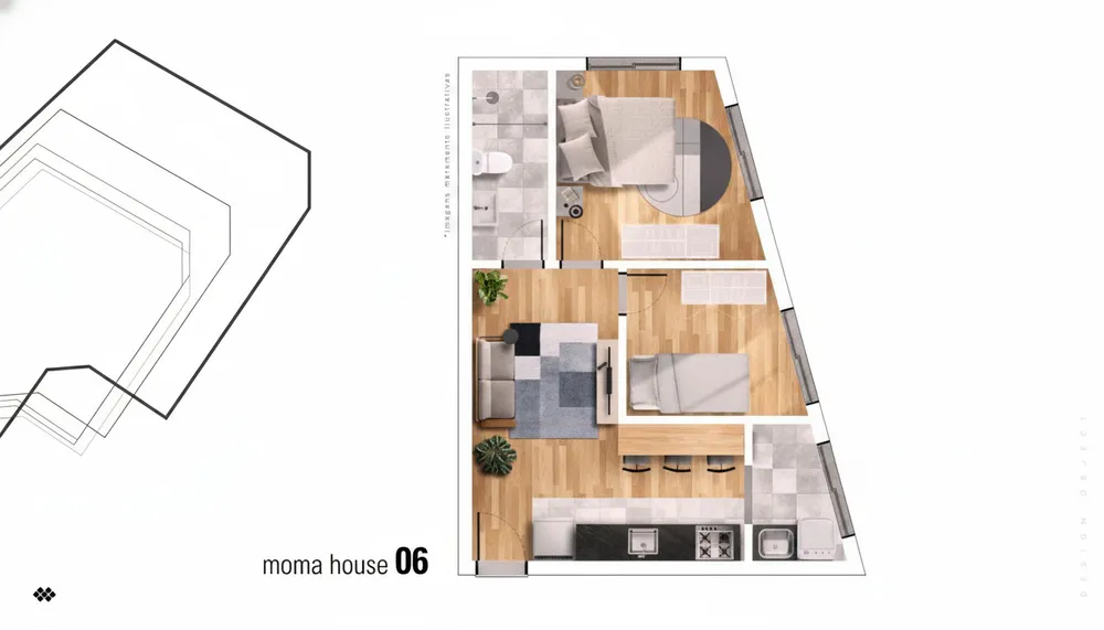 Apartamento, 2 quartos - Foto 6