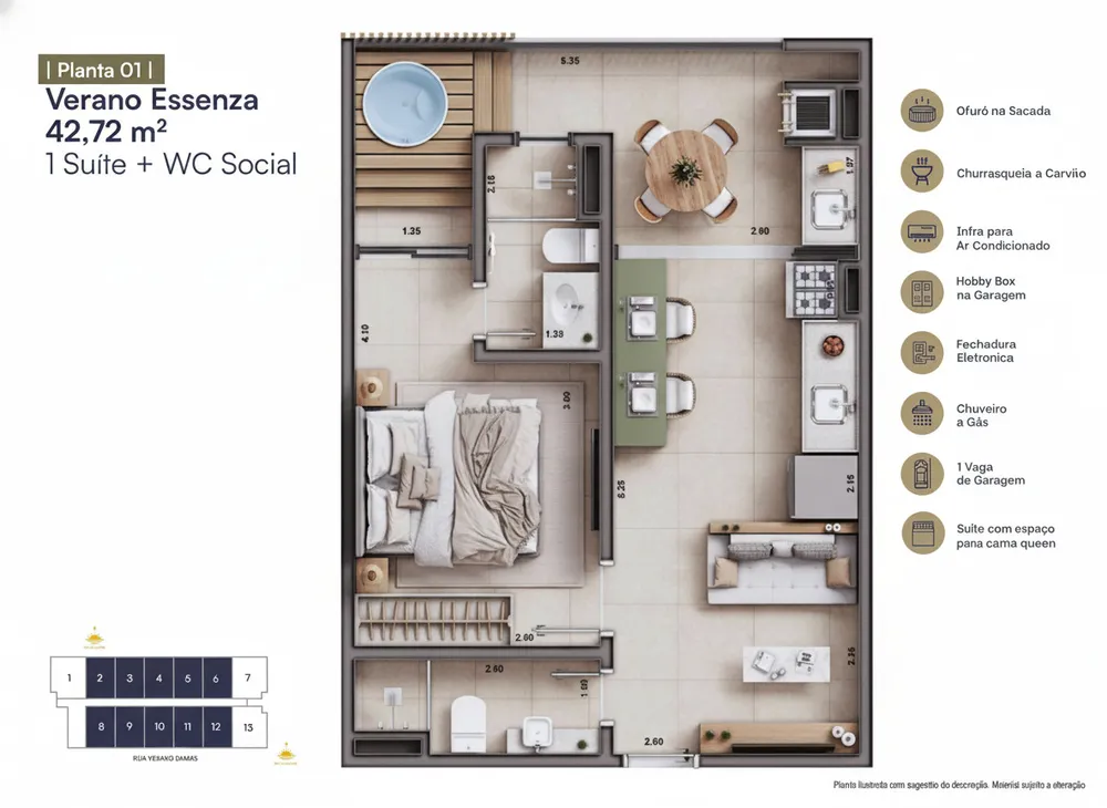 Apartamento, 1 quarto - Foto 7