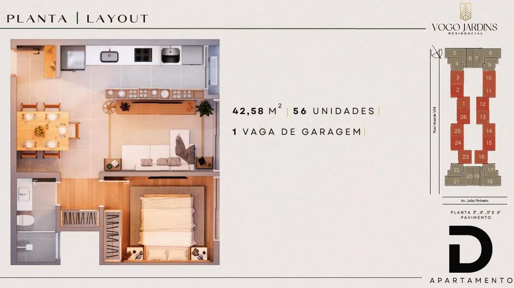 Apartamento, 3 quartos, 60 m² - Foto 8