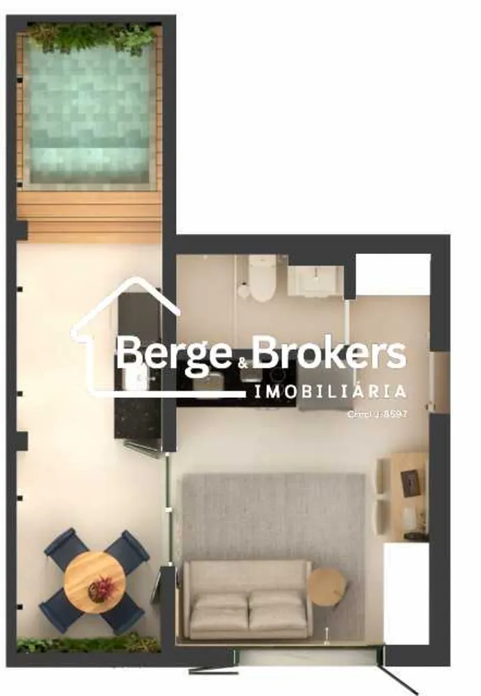 Apartamento, 1 quarto, 39 m² - Foto 7