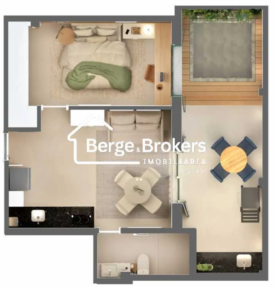 Apartamento, 1 quarto, 58 m² - Foto 24