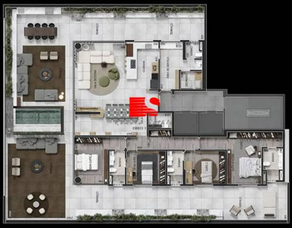 Apartamento, 4 quartos, 254 m² - Foto 5