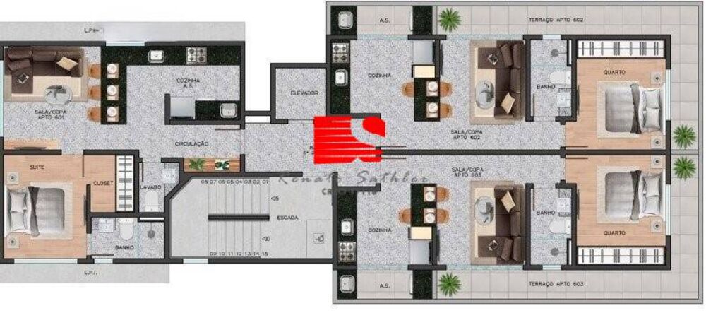 Apartamento, 1 quarto, 49 m² - Foto 6