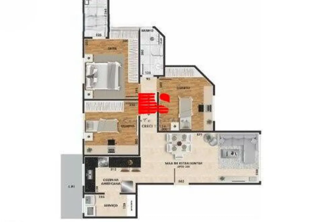 Apartamento, 3 quartos, 78 m² - Foto 9