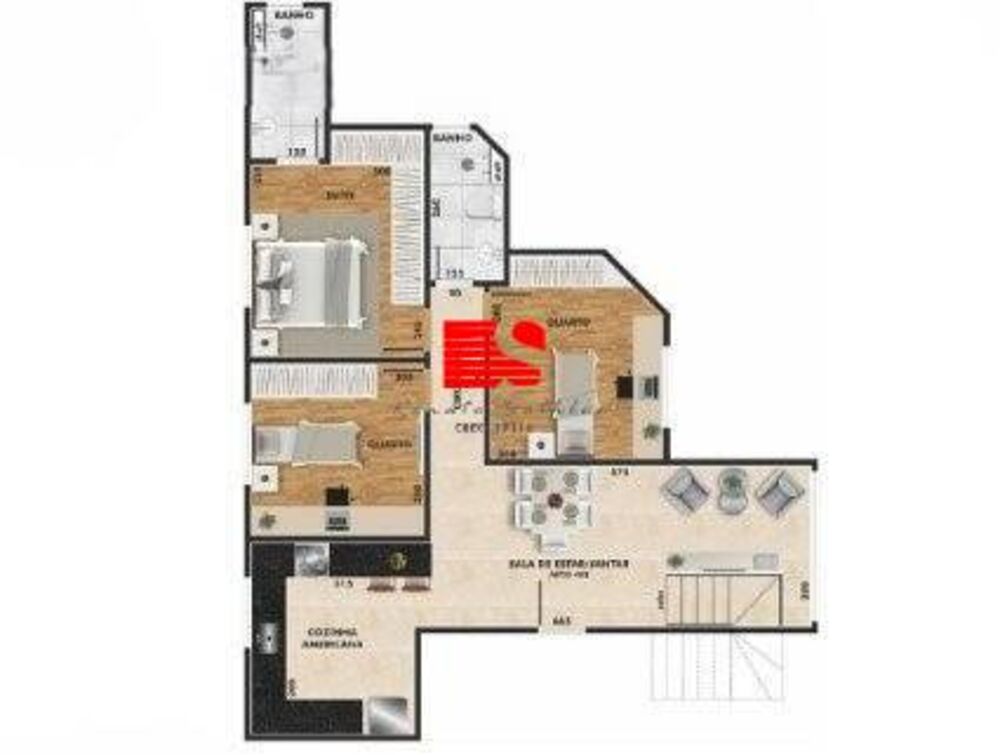 Apartamento, 3 quartos, 78 m² - Foto 4