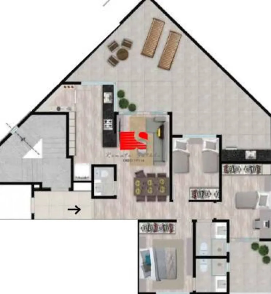 Apartamento, 3 quartos, 170 m² - Foto 2