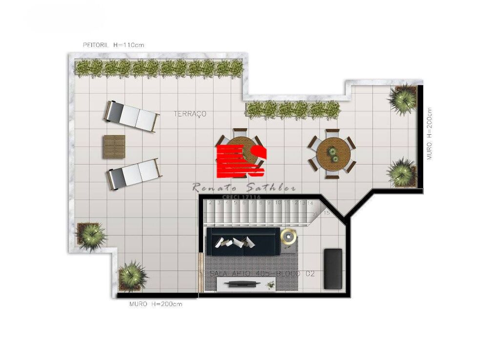 Cobertura, 3 quartos, 126 m² - Foto 4