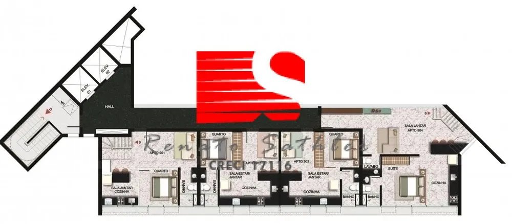 Apartamento, 1 quarto, 32 m² - Foto 8