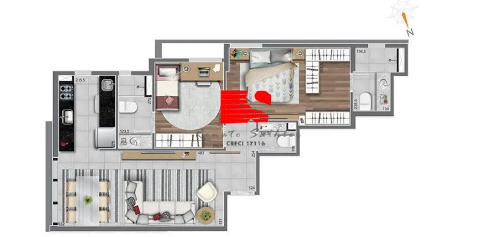Apartamento, 2 quartos, 67 m² - Foto 14
