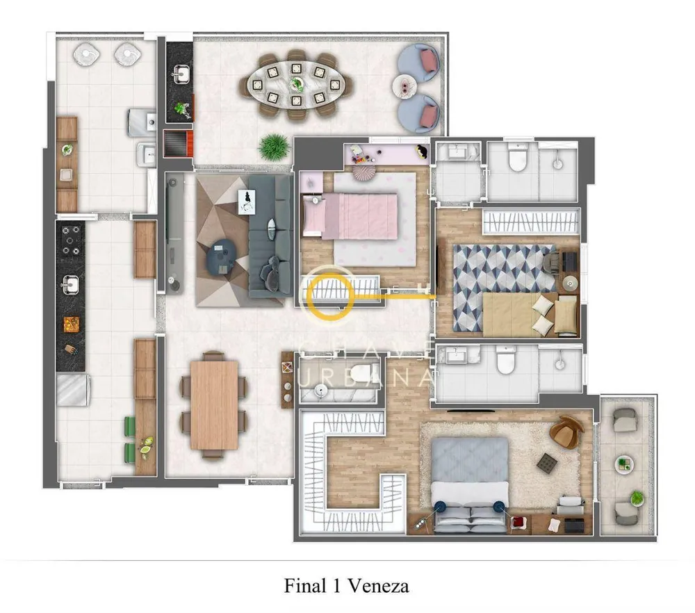 Apartamento, 3 quartos, 100 m² - Foto 12