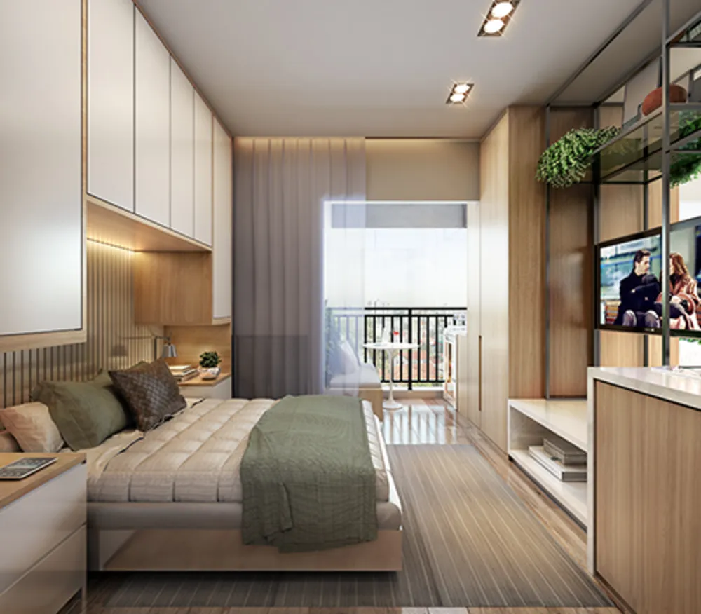 Apartamento, 1 quarto, 26 m² - Foto 2