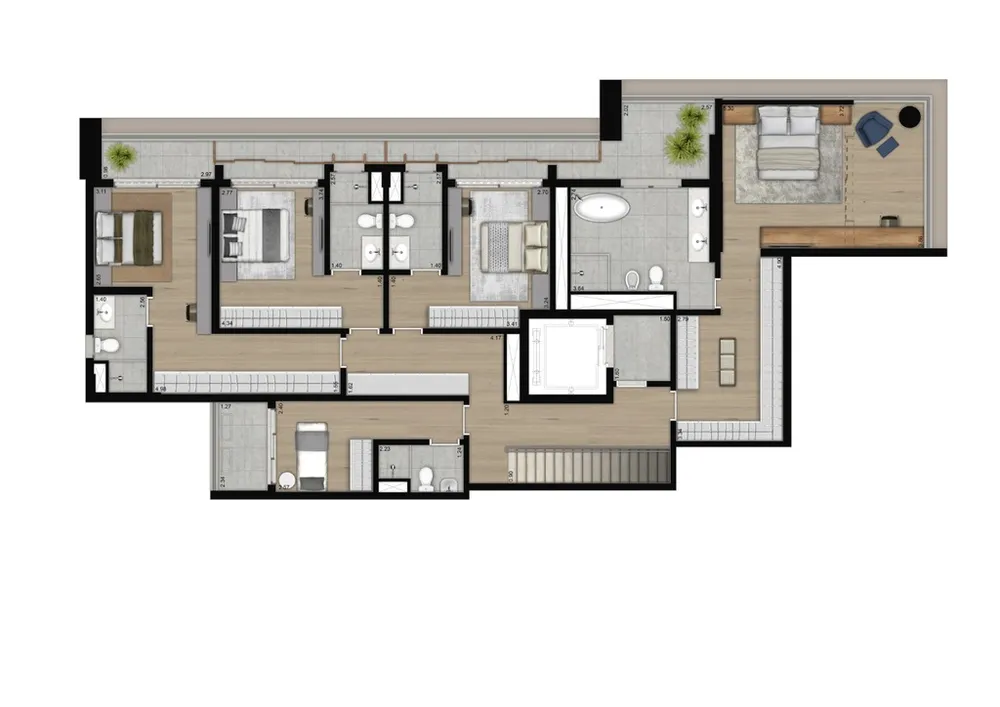 Apartamento, 4 quartos, 206 m² - Foto 16