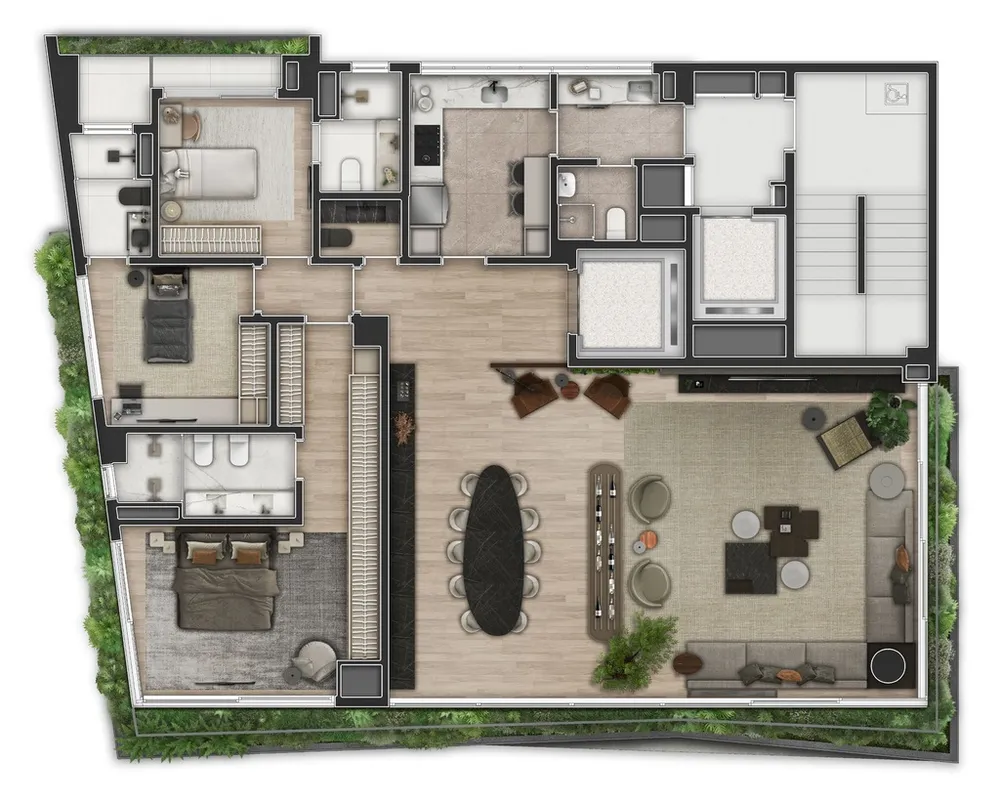 Cobertura, 3 quartos, 390 m² - Foto 11
