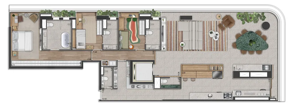 Cobertura, 3 quartos, 300 m² - Foto 7