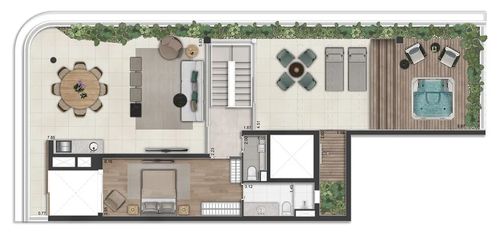 Cobertura, 3 quartos, 300 m² - Foto 8