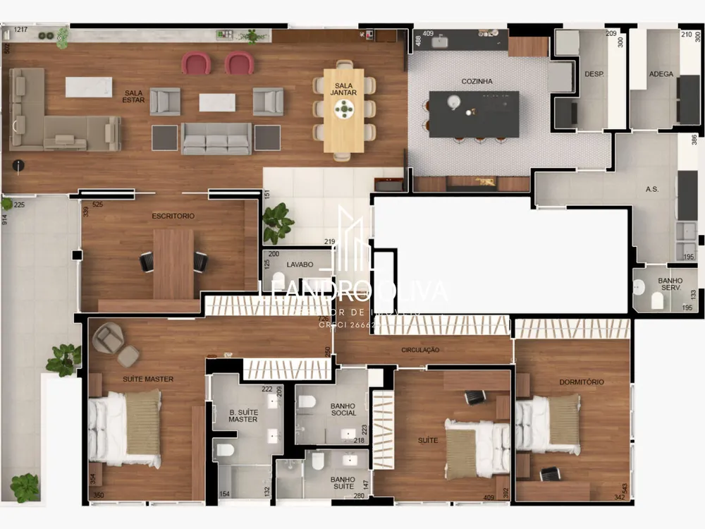 Apartamento, 3 quartos, 270 m² - Foto 6