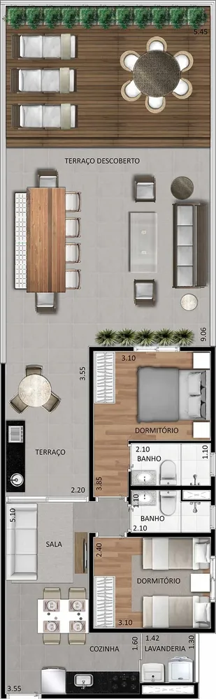 Apartamento, 2 quartos, 123 m² - Foto 12