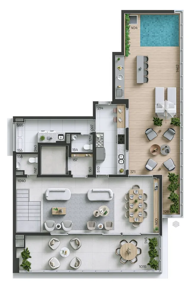 Apartamento, 4 quartos, 171 m² - Foto 3