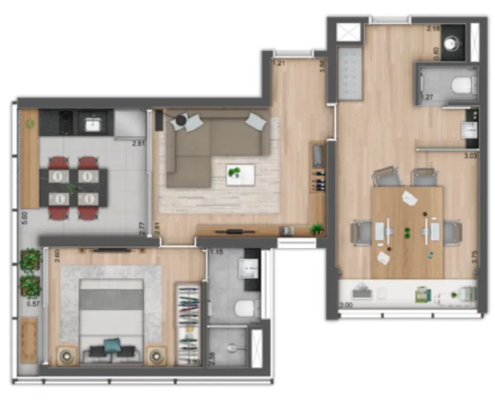 Apartamento, 1 quarto, 20 m² - Foto 12