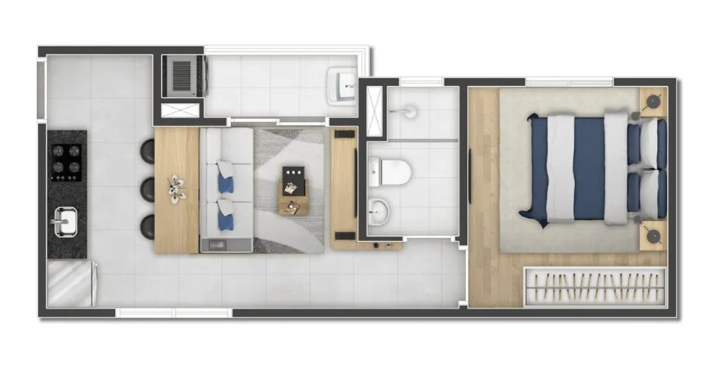 Apartamento, 2 quartos, 34 m² - Foto 16
