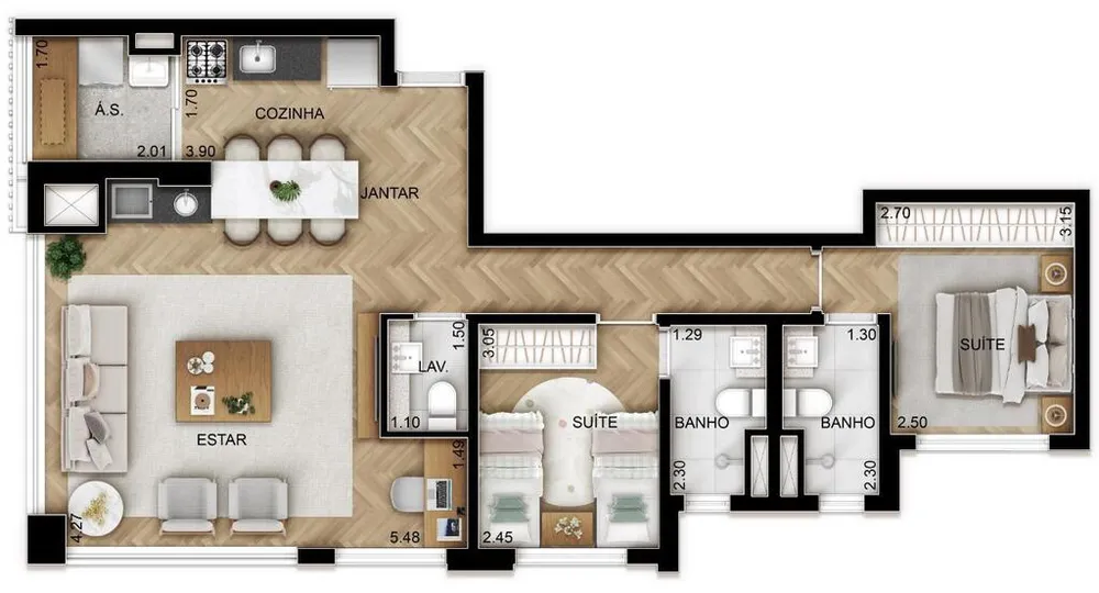 Apartamento, 2 quartos, 81 m² - Foto 15