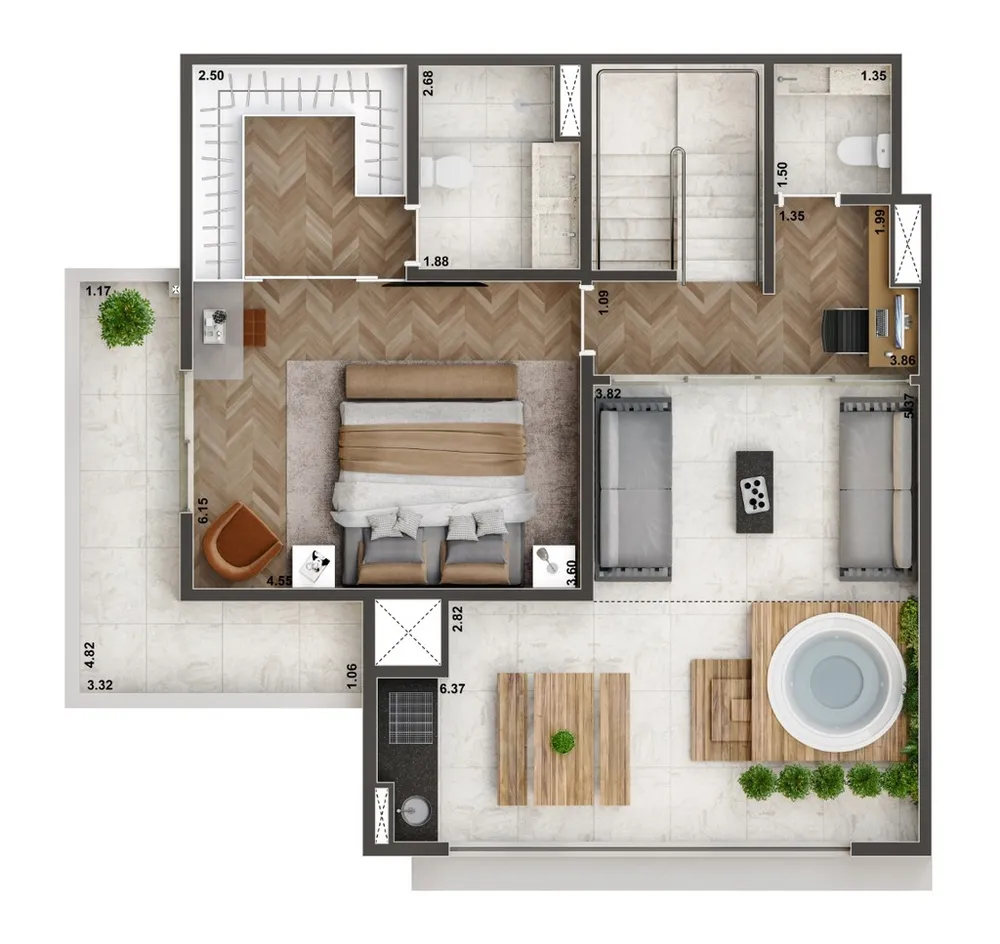 Apartamento, 2 quartos, 70 m² - Foto 16