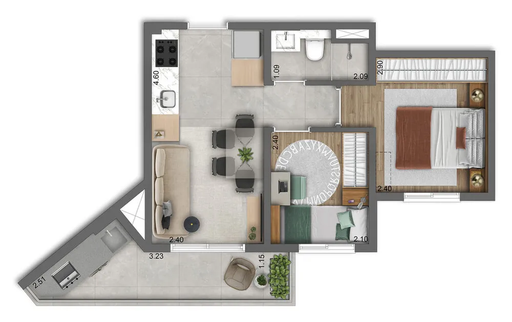 Cobertura, 2 quartos, 60 m² - Foto 8