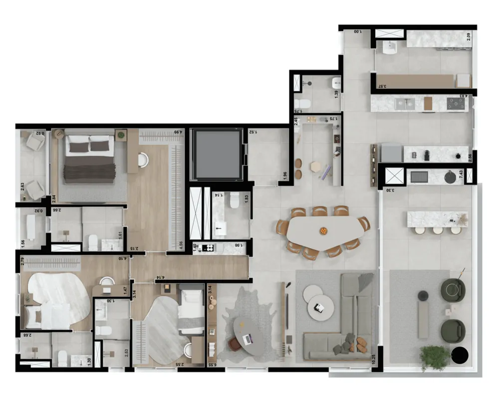 Apartamento, 4 quartos, 201 m² - Foto 14