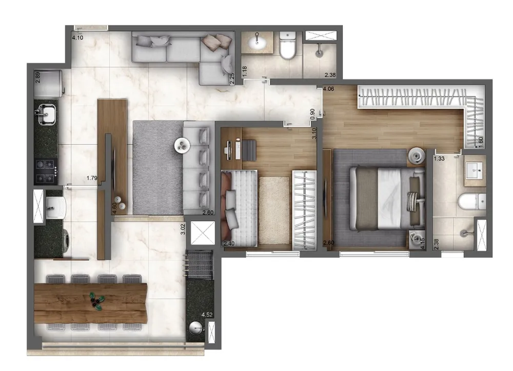 Apartamento, 4 quartos, 120 m² - Foto 5