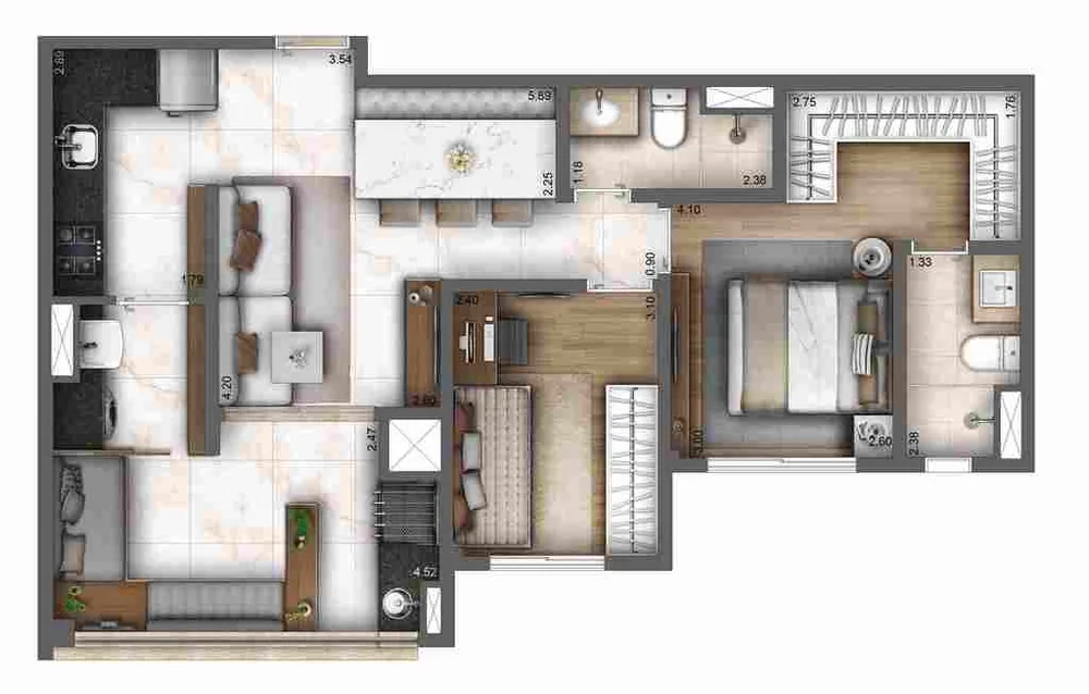Apartamento, 4 quartos, 120 m² - Foto 7
