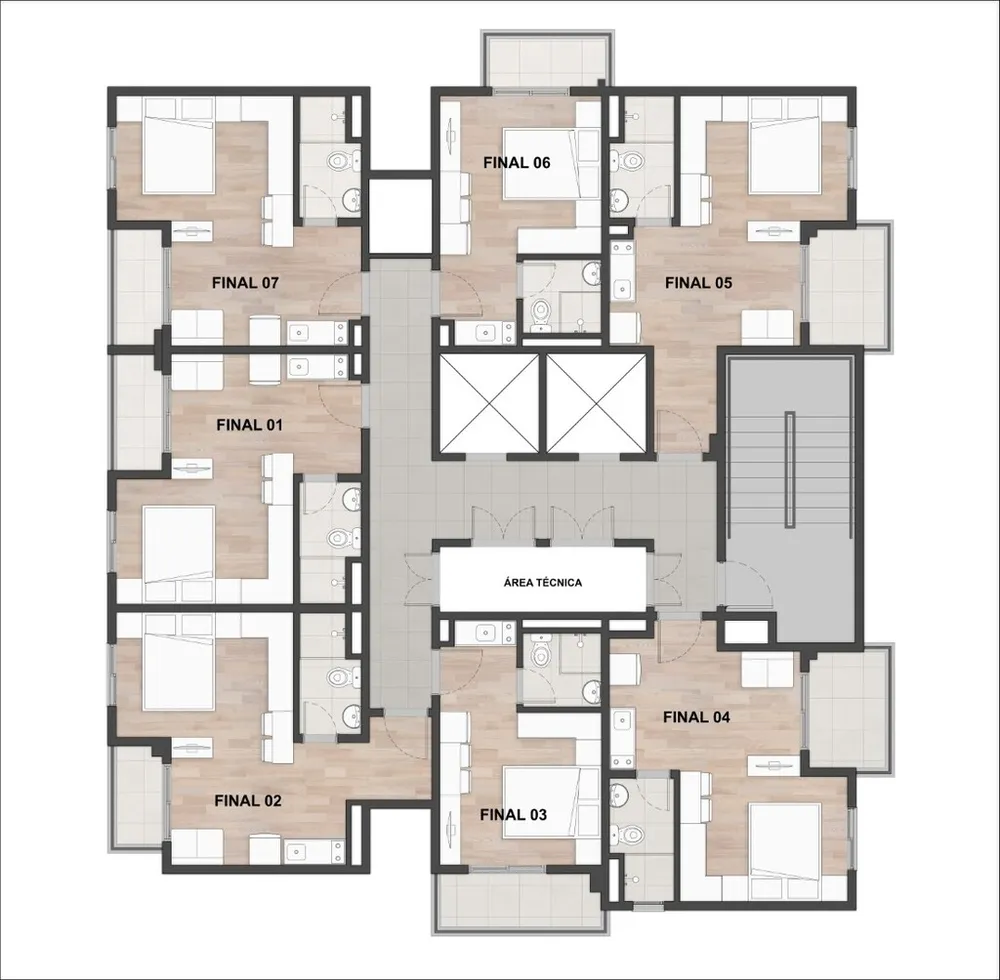 Apartamento, 1 quarto, 29 m² - Foto 7