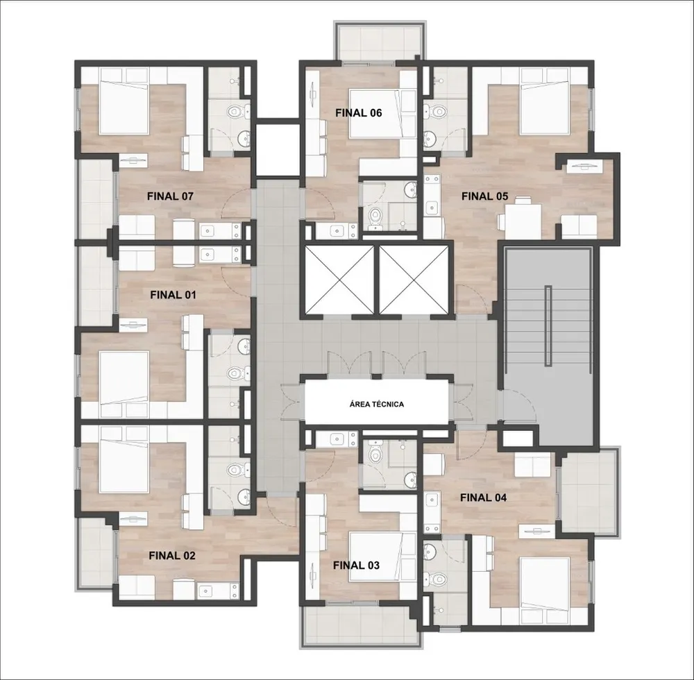 Apartamento, 1 quarto, 29 m² - Foto 6