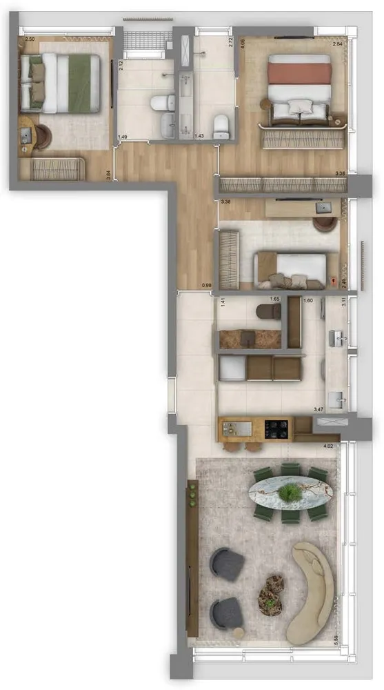 Apartamento, 2 quartos, 117 m² - Foto 16