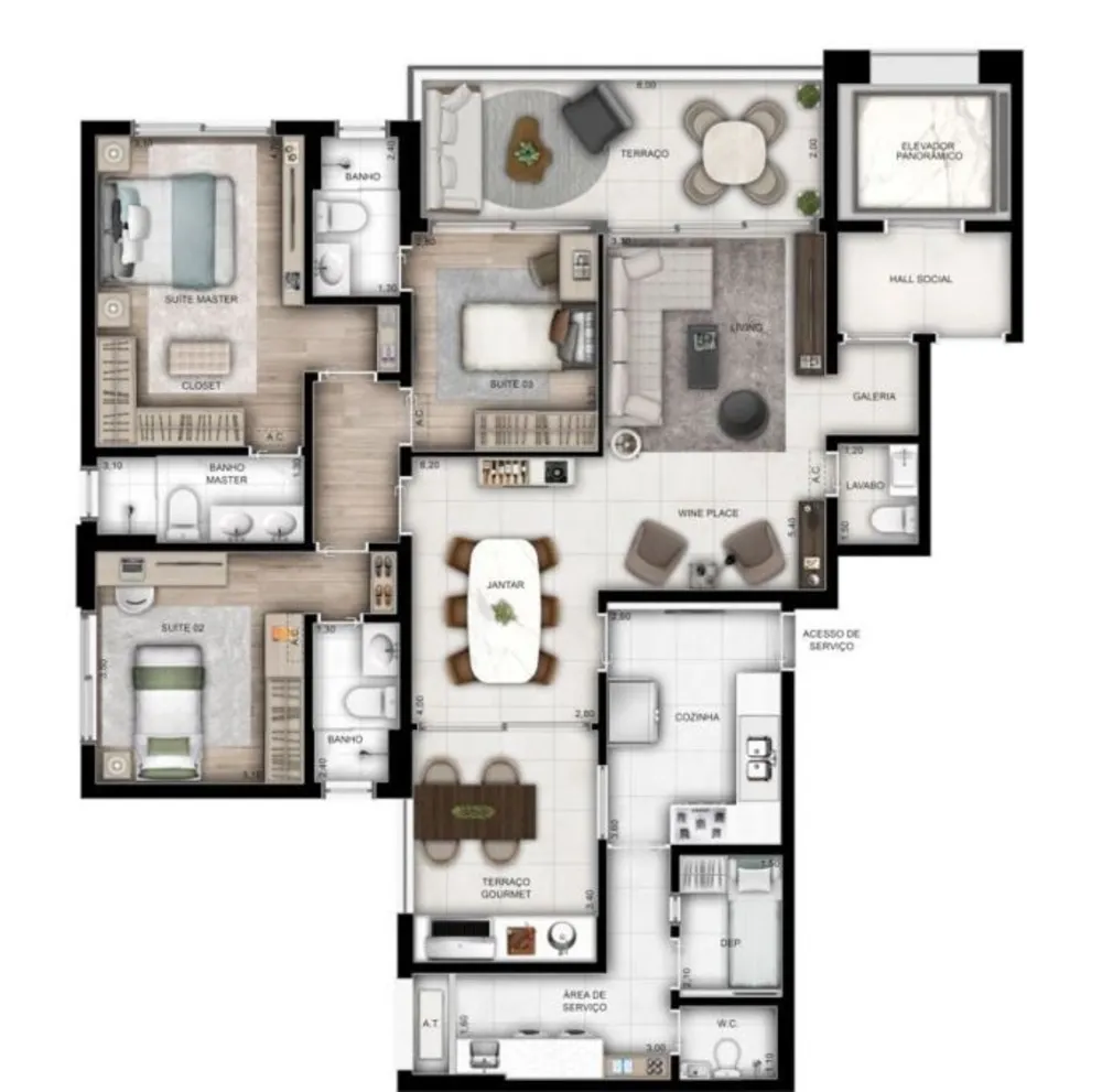 Apartamento, 2 quartos, 76 m² - Foto 12