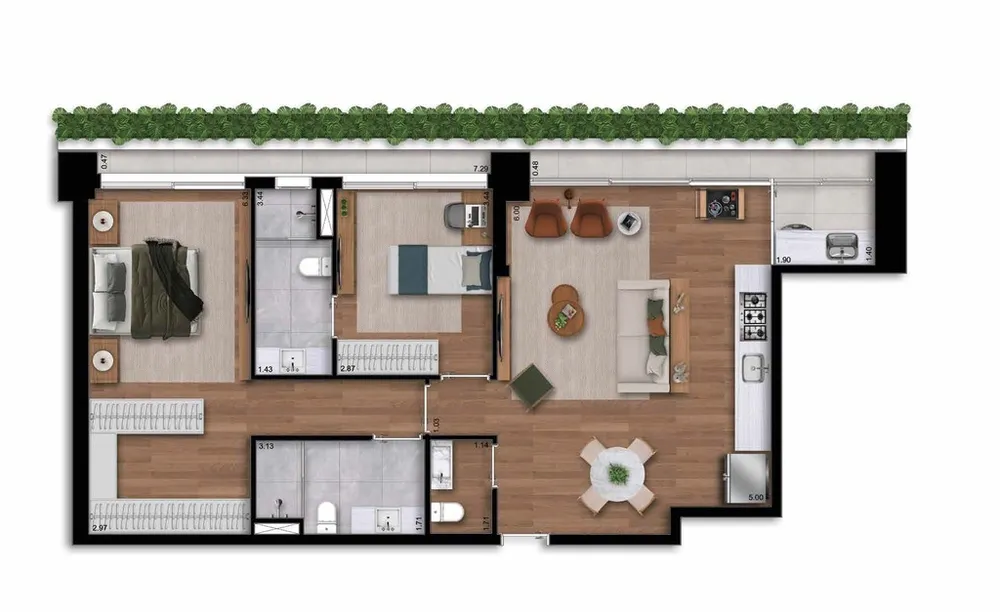 Cobertura, 4 quartos, 377 m² - Foto 11