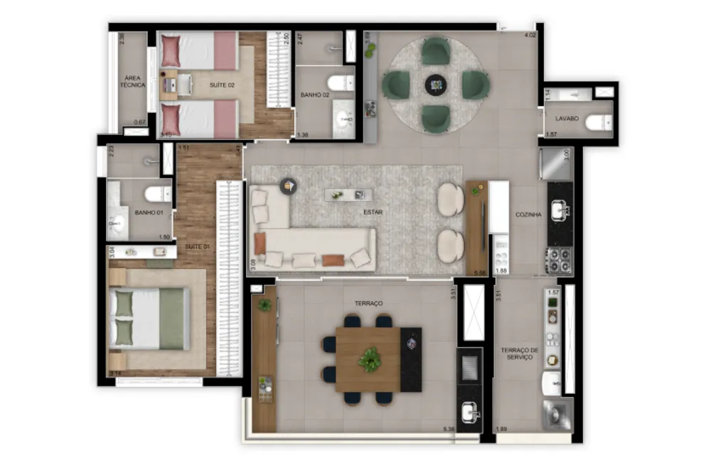 Apartamento, 2 quartos, 79 m² - Foto 11