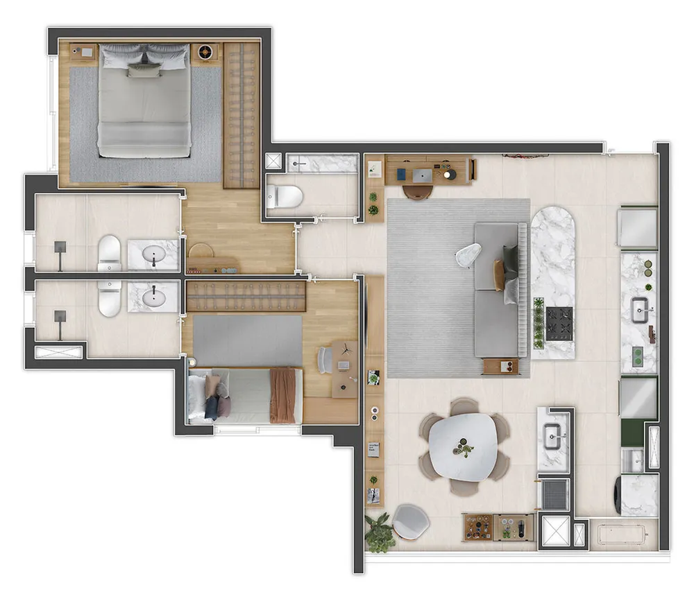 Apartamento, 2 quartos, 69 m² - Foto 16