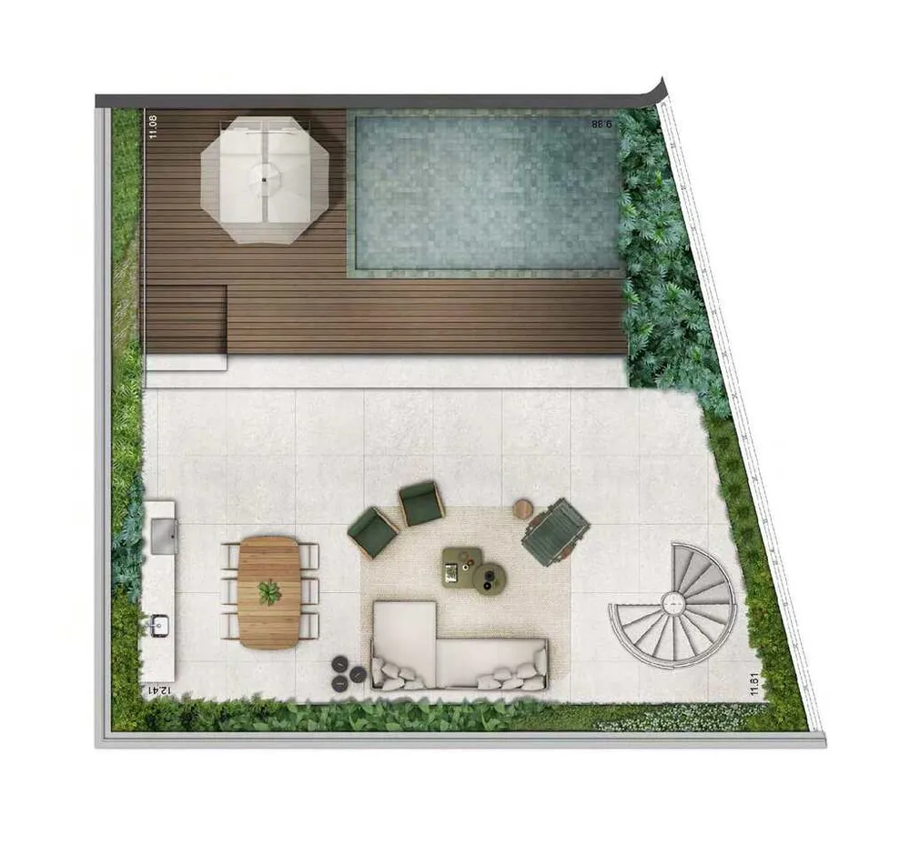 Cobertura, 3 quartos, 277 m² - Foto 16