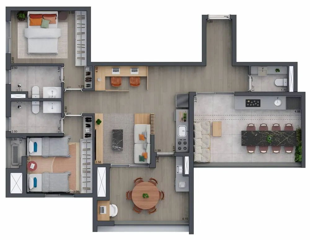 Apartamento, 2 quartos, 71 m² - Foto 16