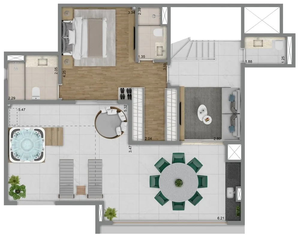 Apartamento, 2 quartos, 71 m² - Foto 12