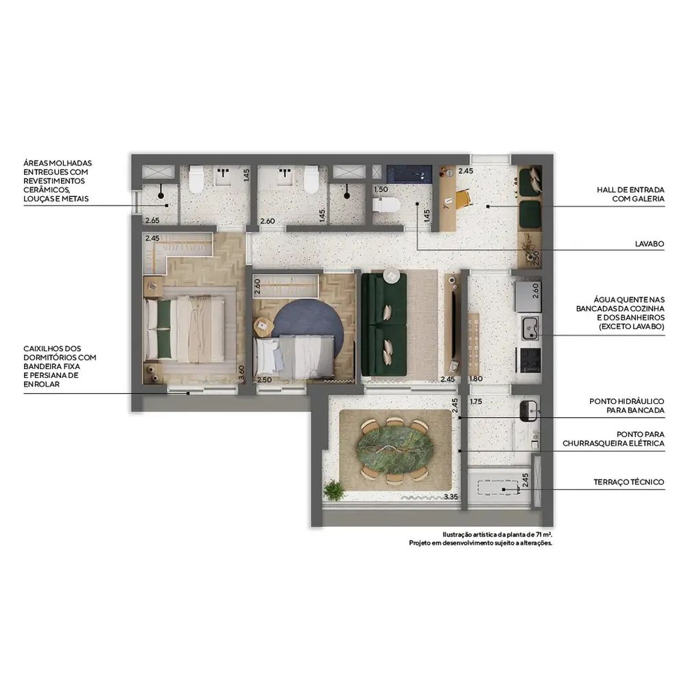 Apartamento, 3 quartos, 165 m² - Foto 14
