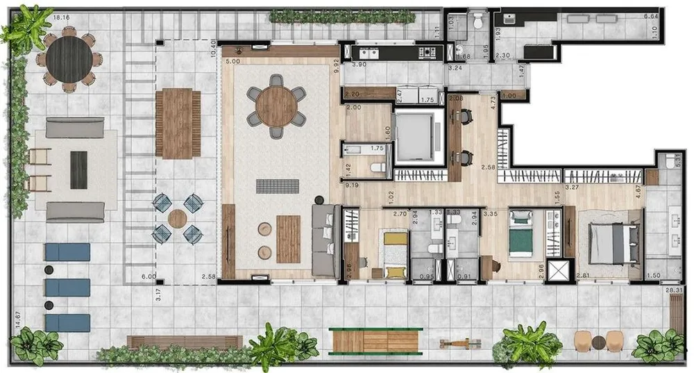 Apartamento, 2 quartos, 134 m² - Foto 15