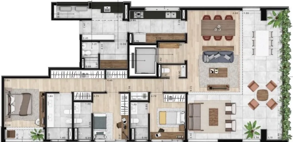Apartamento, 2 quartos, 134 m² - Foto 1