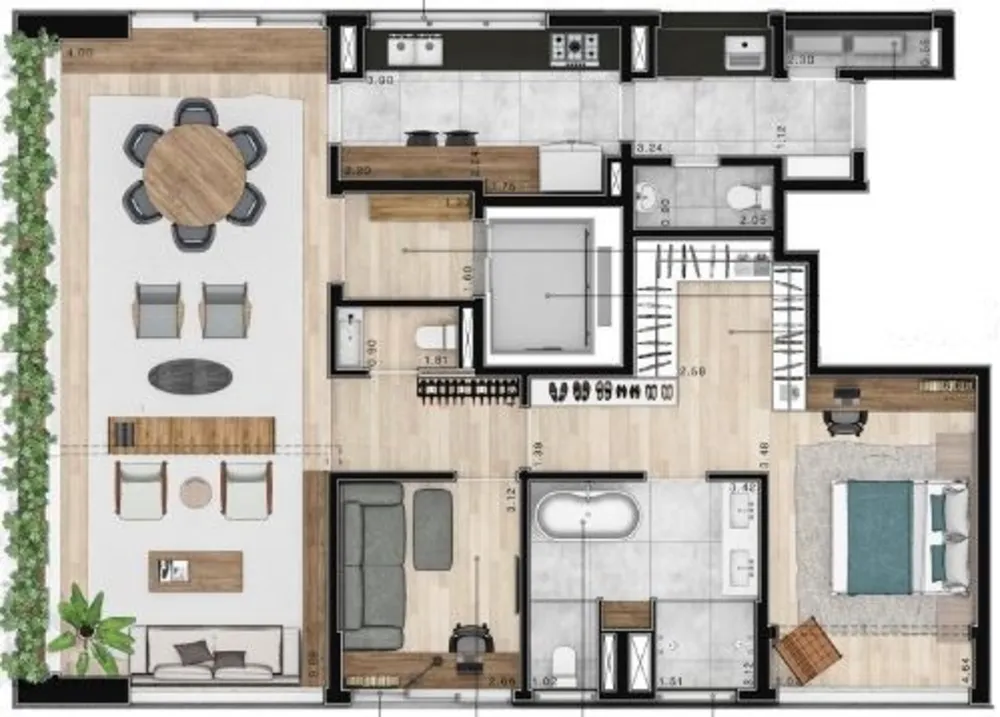 Apartamento, 2 quartos, 134 m² - Foto 12