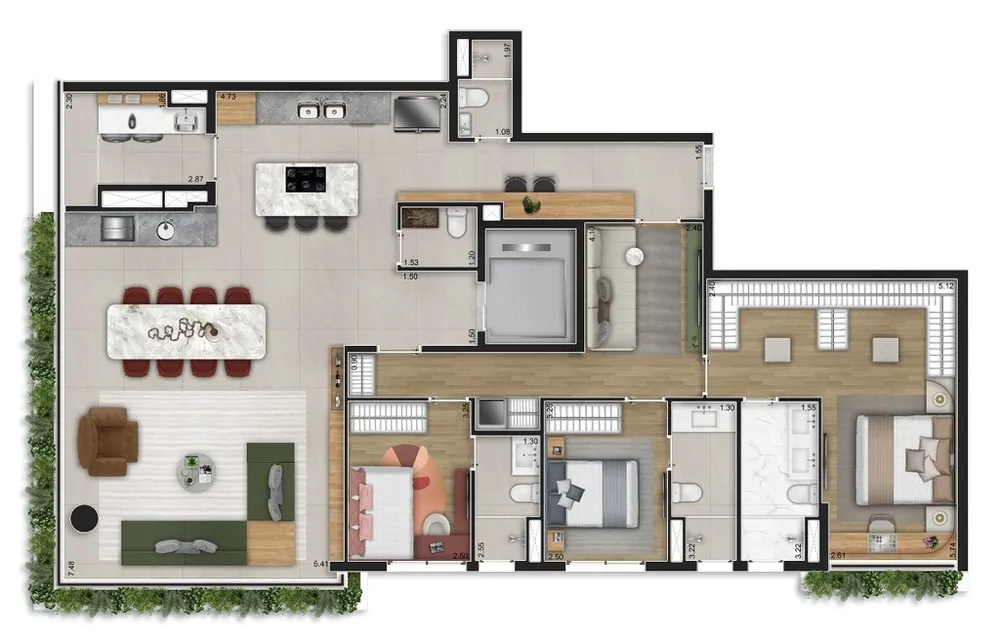 Apartamento, 3 quartos, 167 m² - Foto 4