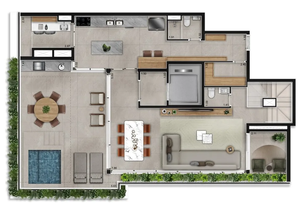 Apartamento, 3 quartos, 167 m² - Foto 16