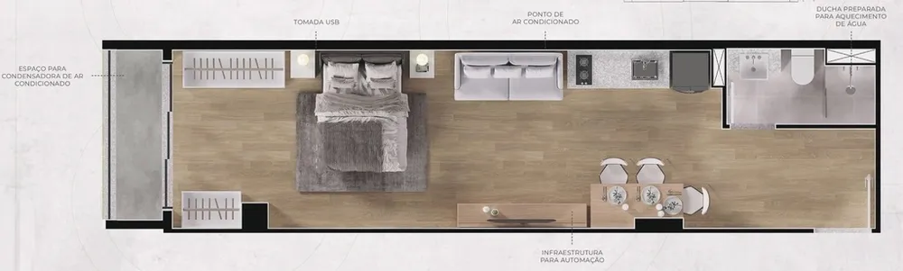 Apartamento, 1 quarto, 42 m² - Foto 13