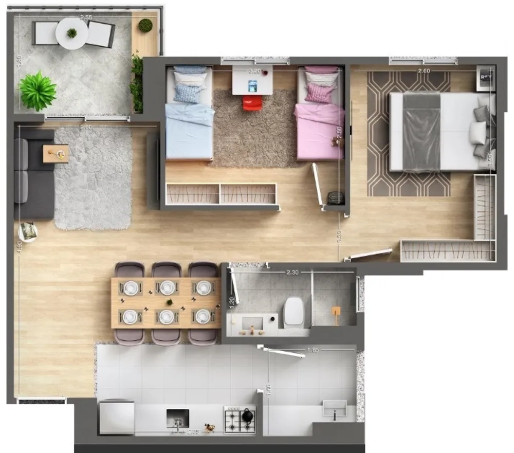 Apartamento, 1 quarto, 33 m² - Foto 16