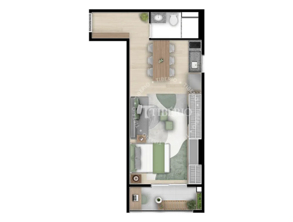 Apartamento, 1 quarto, 27 m² - Foto 12